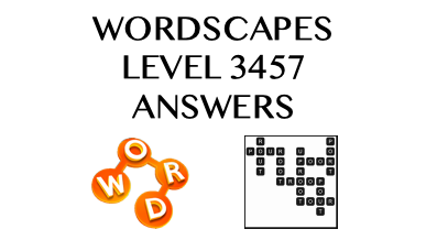 Wordscapes Level 3457 Answers