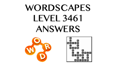 Wordscapes Level 3461 Answers