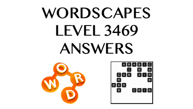 Wordscapes Level 3469 Answers