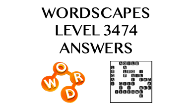 Wordscapes Level 3474 Answers