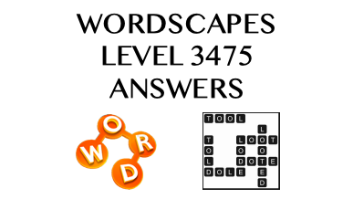 Wordscapes Level 3475 Answers