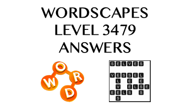 Wordscapes Level 3479 Answers