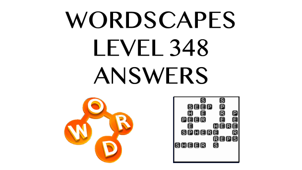 Wordscapes Level 348 Answers