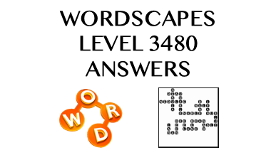 Wordscapes Level 3480 Answers