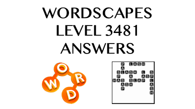 Wordscapes Level 3481 Answers