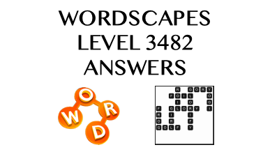 Wordscapes Level 3482 Answers