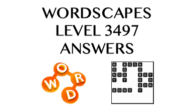 Wordscapes Level 3497 Answers