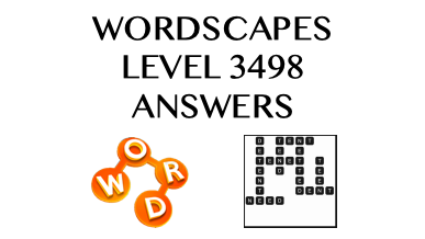 Wordscapes Level 3498 Answers