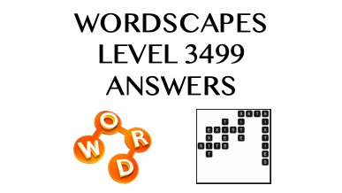 Wordscapes Level 3499 Answers