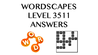 Wordscapes Level 3511 Answers