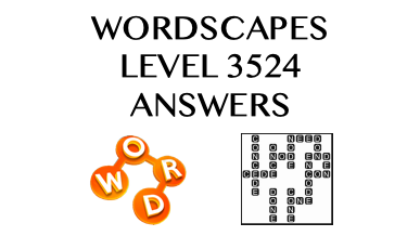 Wordscapes Level 3524 Answers