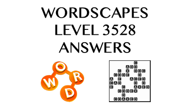 Wordscapes Level 3528 Answers