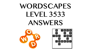 Wordscapes Level 3533 Answers