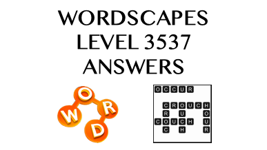 Wordscapes Level 3537 Answers