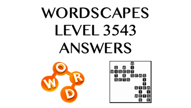 Wordscapes Level 3543 Answers