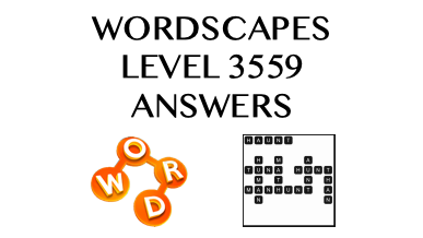 Wordscapes Level 3559 Answers