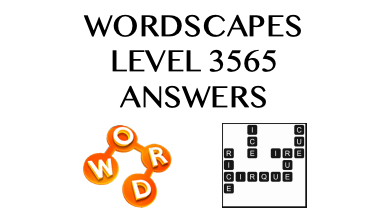 Wordscapes Level 3565 Answers