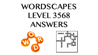 Wordscapes Level 3568 Answers