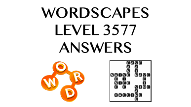 Wordscapes Level 3577 Answers