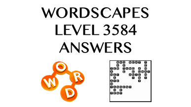 Wordscapes Level 3584 Answers