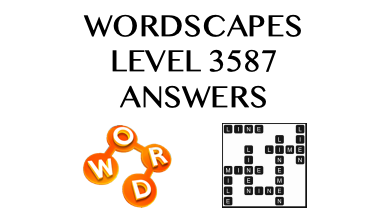 Wordscapes Level 3587 Answers