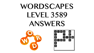 Wordscapes Level 3589 Answers