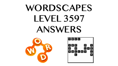 Wordscapes Level 3597 Answers