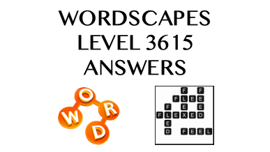 Wordscapes Level 3615 Answers