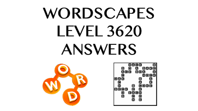 Wordscapes Level 3620 Answers
