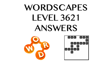 Wordscapes Level 3621 Answers