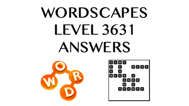 Wordscapes Level 3631 Answers