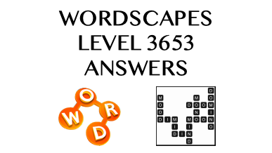 Wordscapes Level 3653 Answers