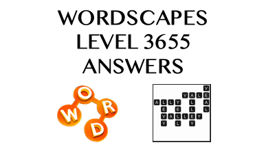 Wordscapes Level 3655 Answers