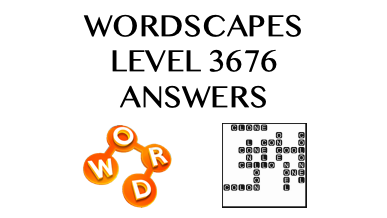 Wordscapes Level 3676 Answers