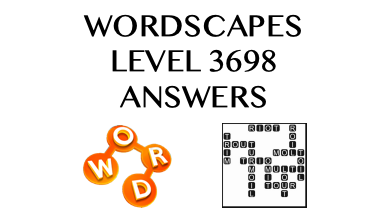 Wordscapes Level 3698 Answers
