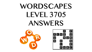 Wordscapes Level 3705 Answers