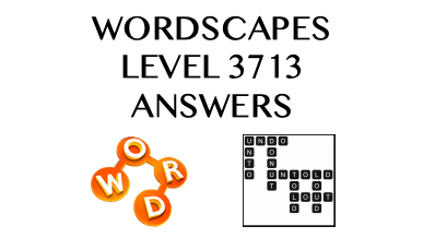 Wordscapes Level 3713 Answers