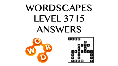 Wordscapes Level 3715 Answers