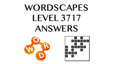 Wordscapes Level 3717 Answers