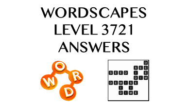 Wordscapes Level 3721 Answers