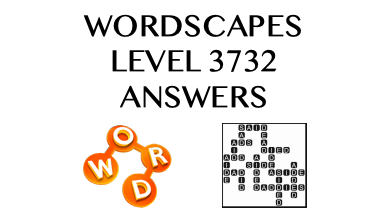 Wordscapes Level 3732 Answers