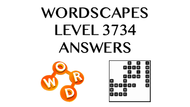 Wordscapes Level 3734 Answers