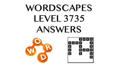 Wordscapes Level 3735 Answers