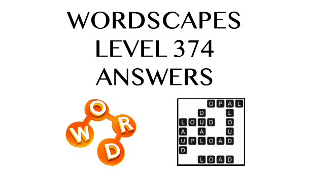 Wordscapes Level 374 Answers