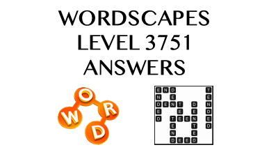 Wordscapes Level 3751 Answers