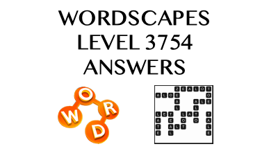 Wordscapes Level 3754 Answers