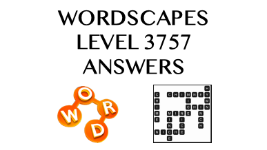 Wordscapes Level 3757 Answers