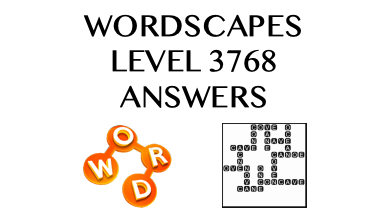 Wordscapes Level 3768 Answers