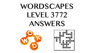 Wordscapes Level 3772 Answers