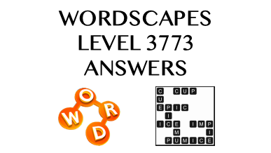 Wordscapes Level 3773 Answers